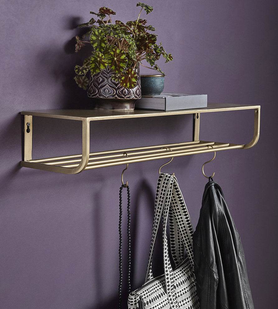 K7 Brass PVD Bath Shlef - Mirrorwalla