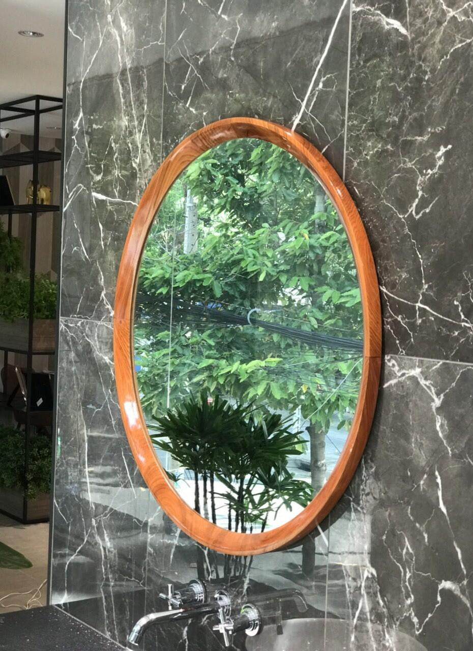 Polyester Larch Decorative Mirror - Mirrorwalla