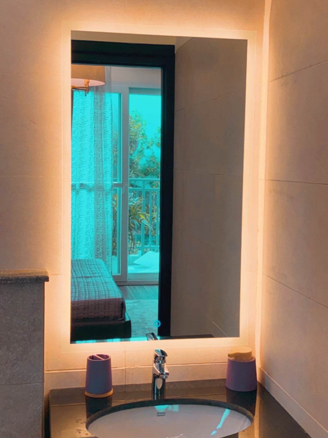 Backlit 3K Bathroom Mirror - Mirrorwalla