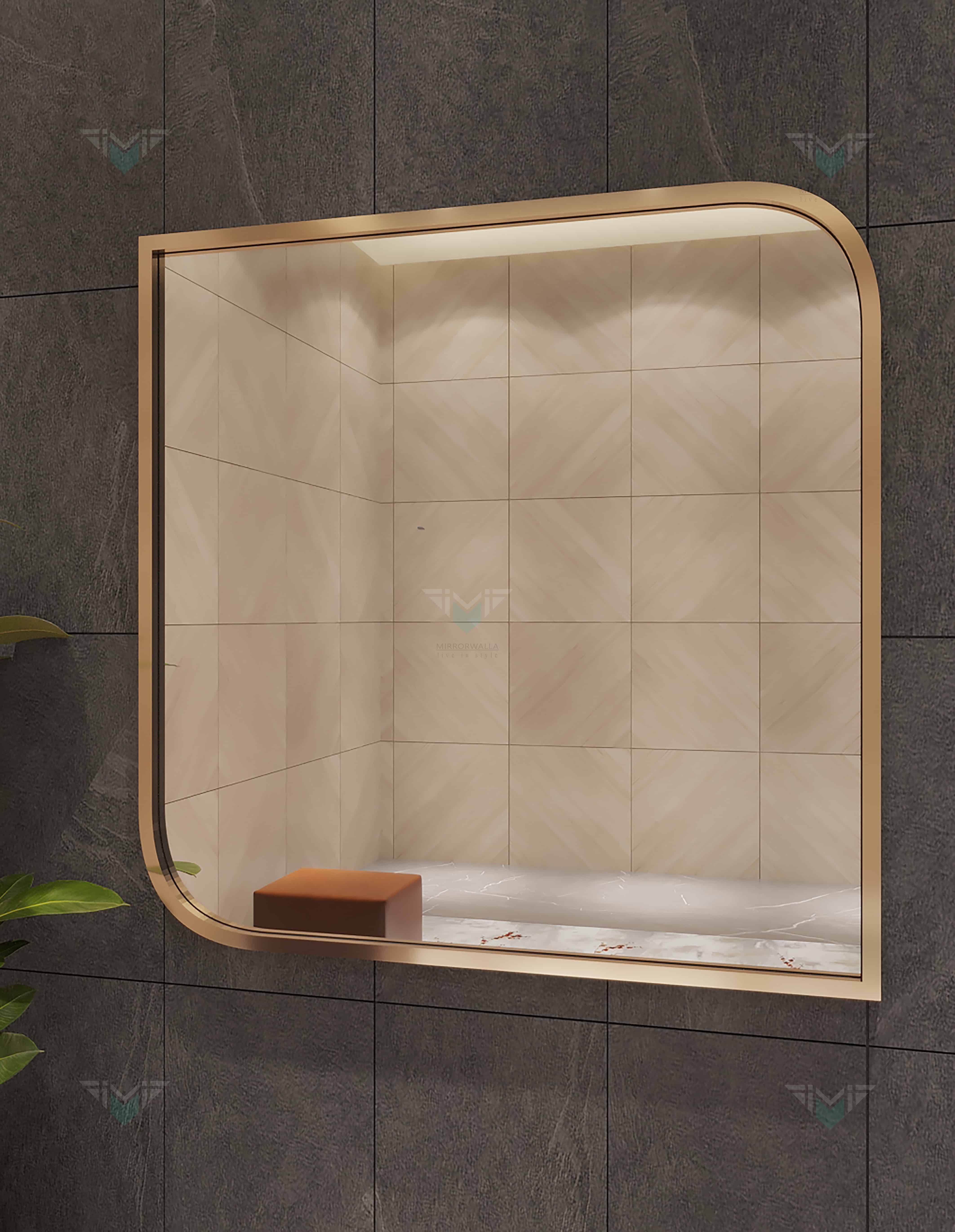 Copper Glaze Dc Mirror - Mirrorwalla