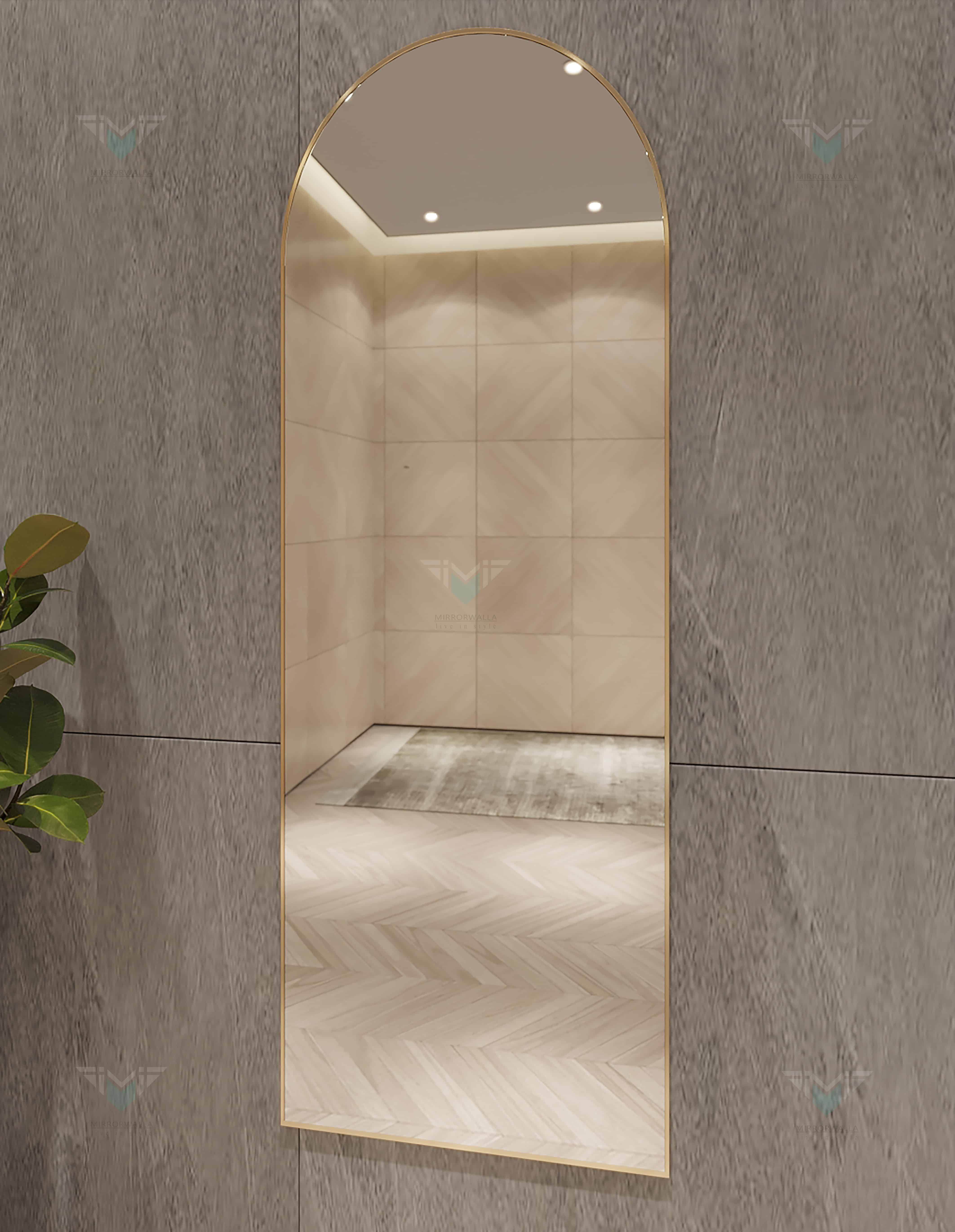 Fizzy Arch Long Pvd Mirror - Mirrorwalla