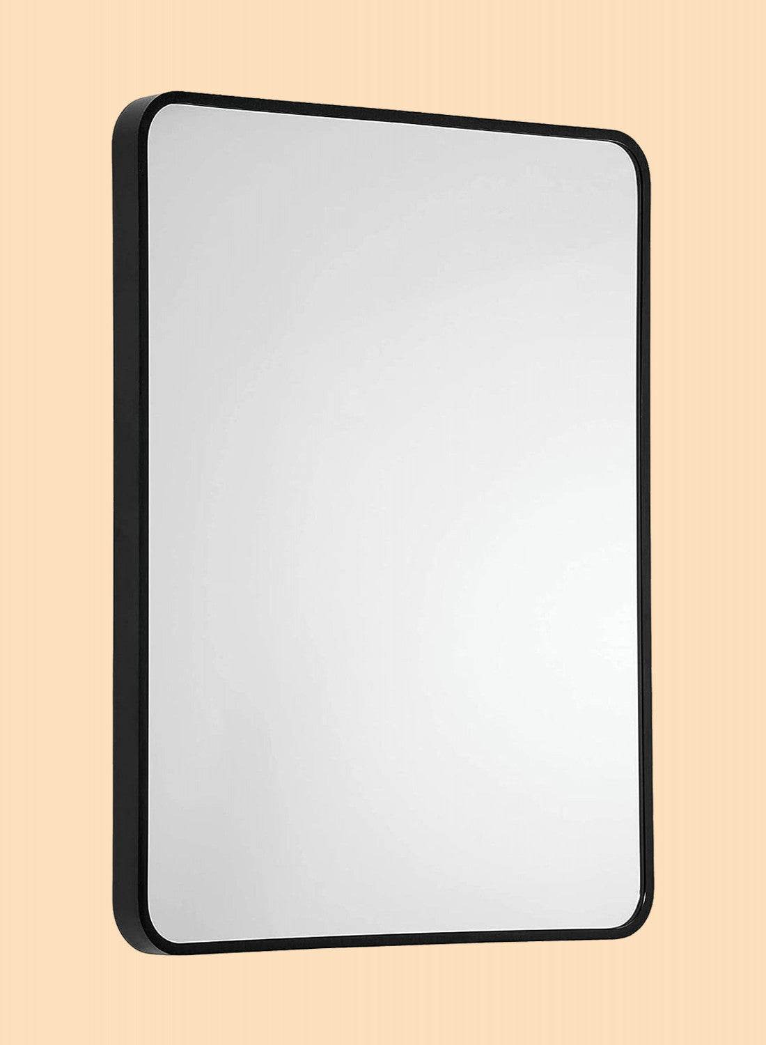 Gizli Black Aluminium Dc Mirror - Mirrorwalla