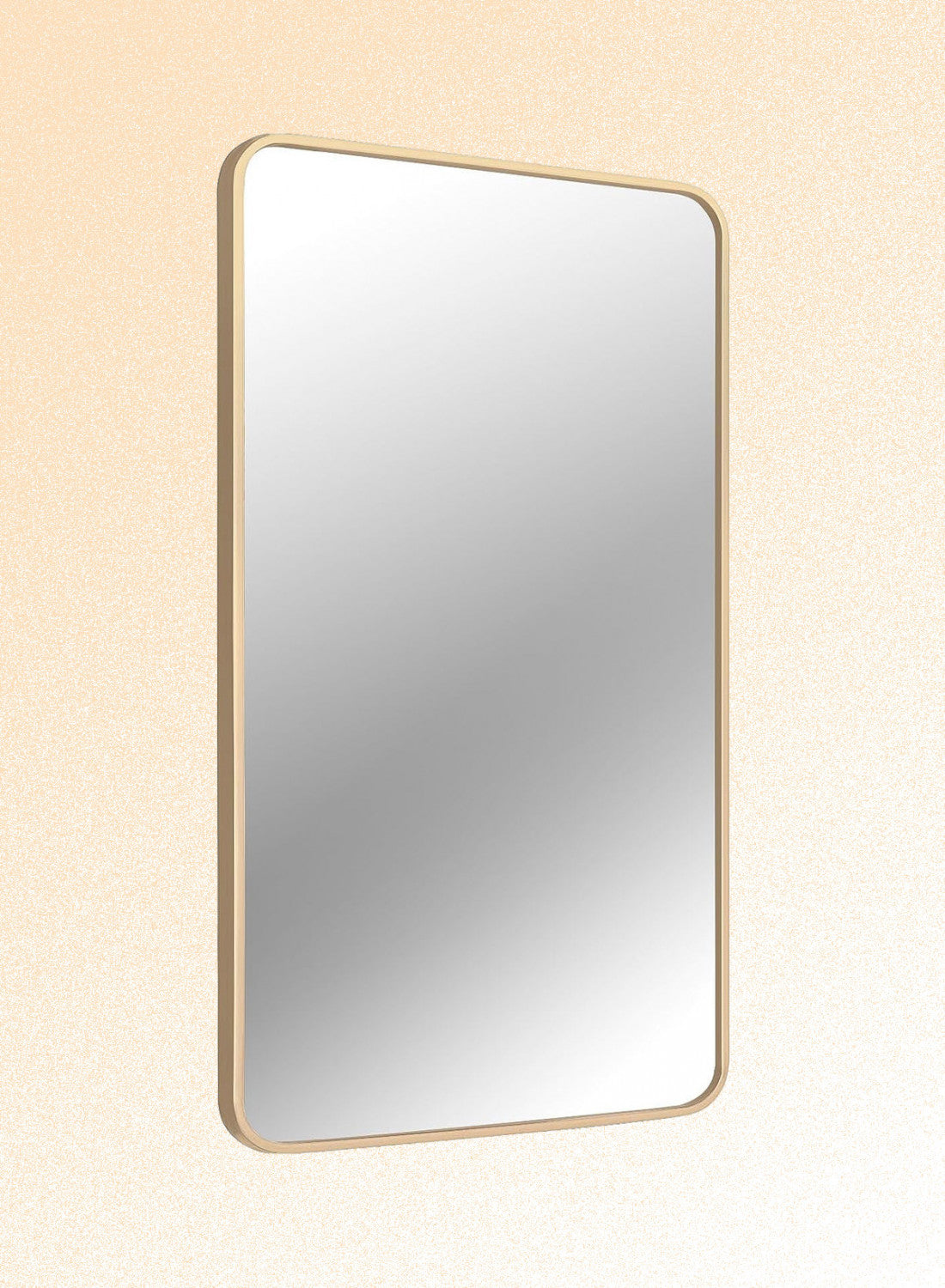 Gilzi Gold Aluminium Dc Mirror