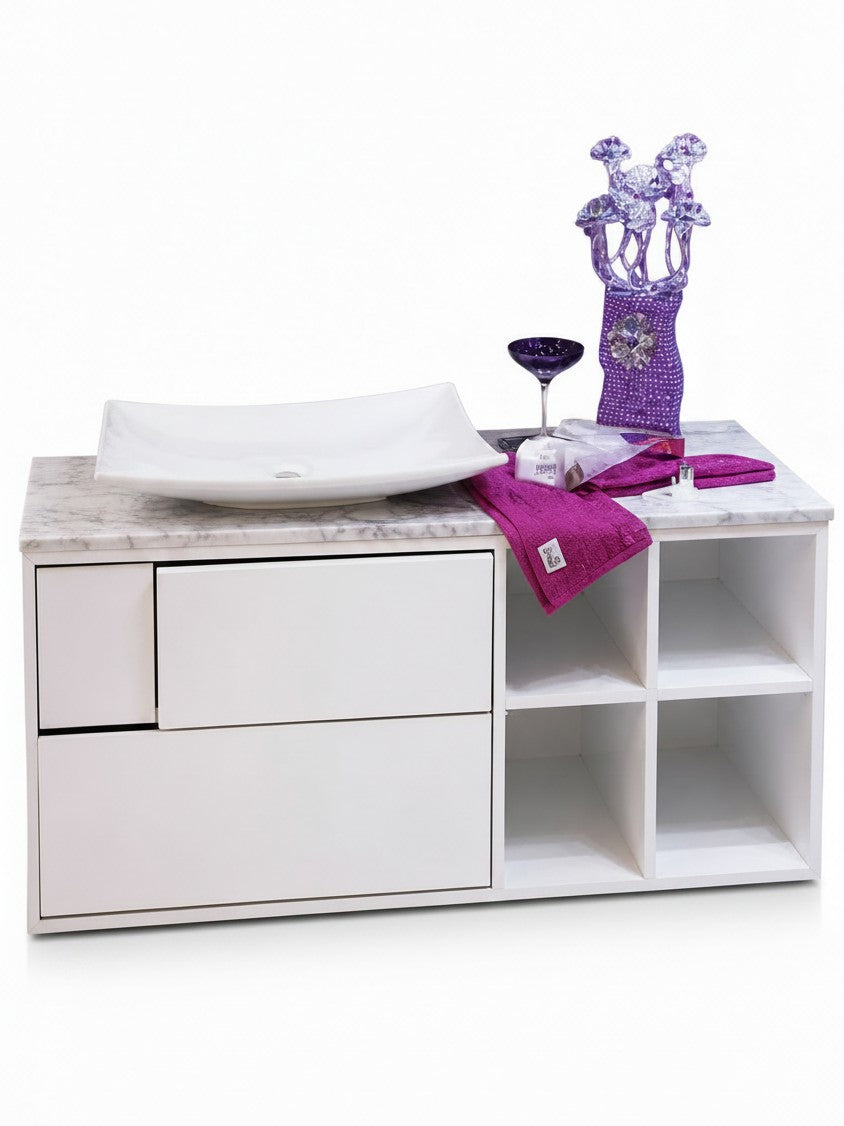 Amaze White Bathroom Vanity