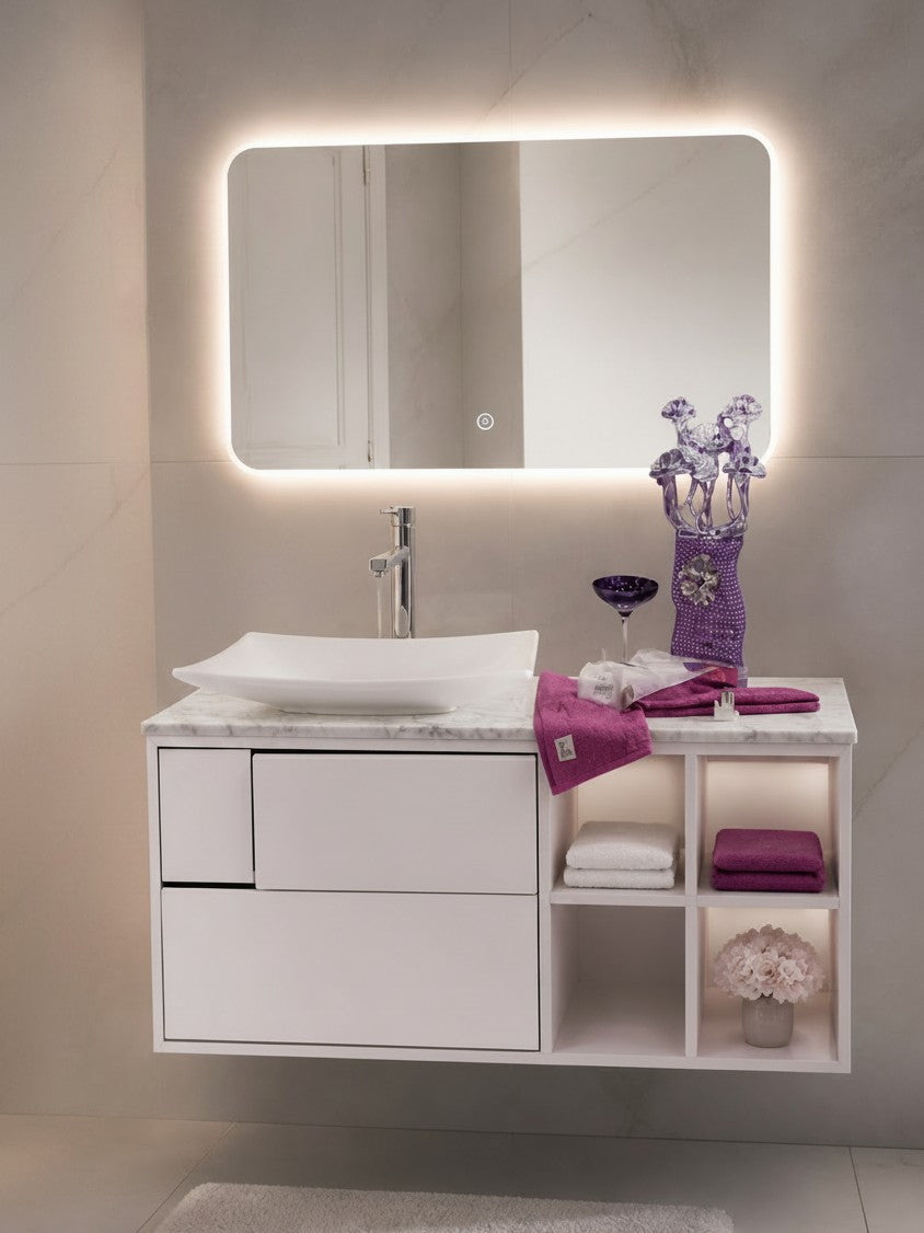 Amaze White Bathroom Vanity