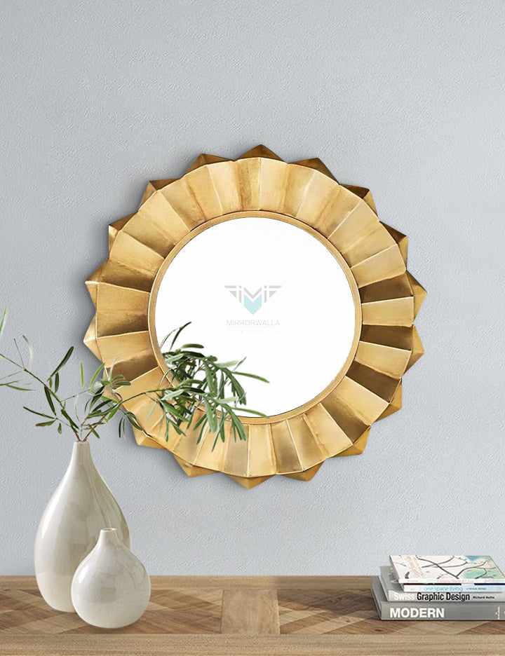 Rostand Metal Gold Mirror