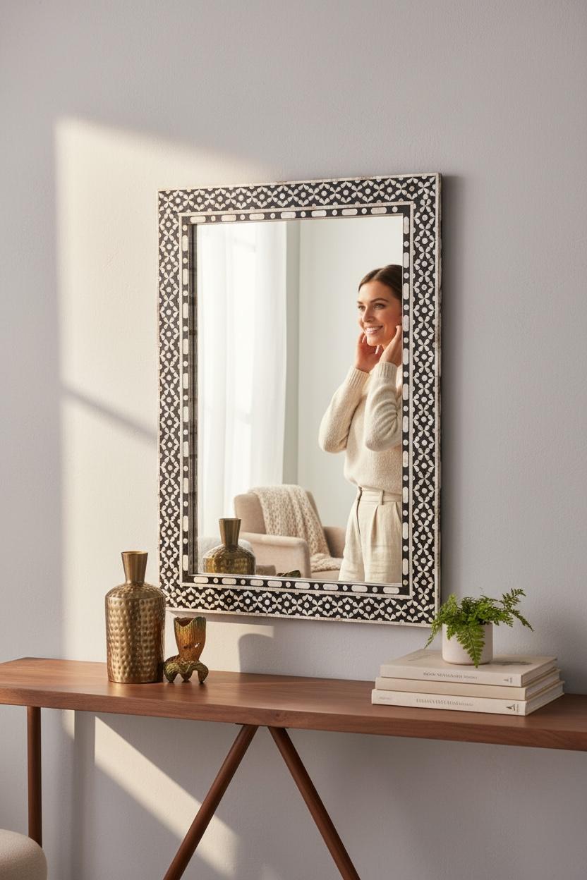 Lexi Mother of pearl dc mirror