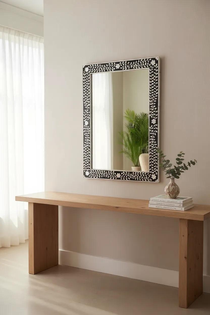 Blossom MOP decorative Mirror