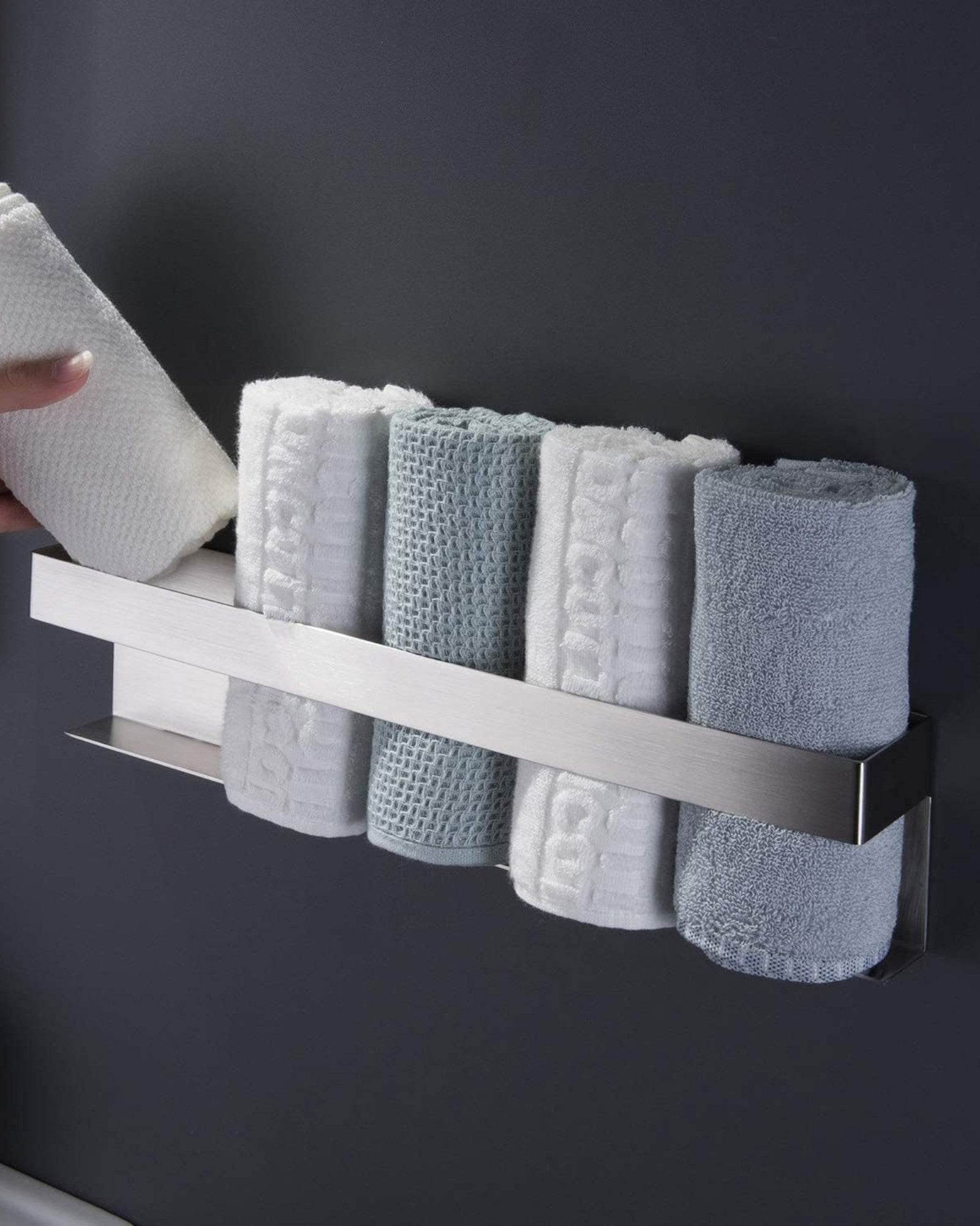 D6 Modern Bathroom Shelf in chrome - Mirrorwalla