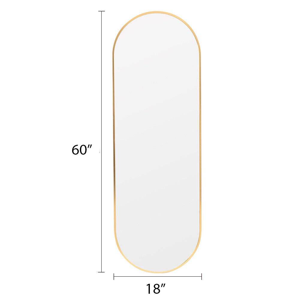 Big Gold capsule Aluminum Mirror - Mirrorwalla