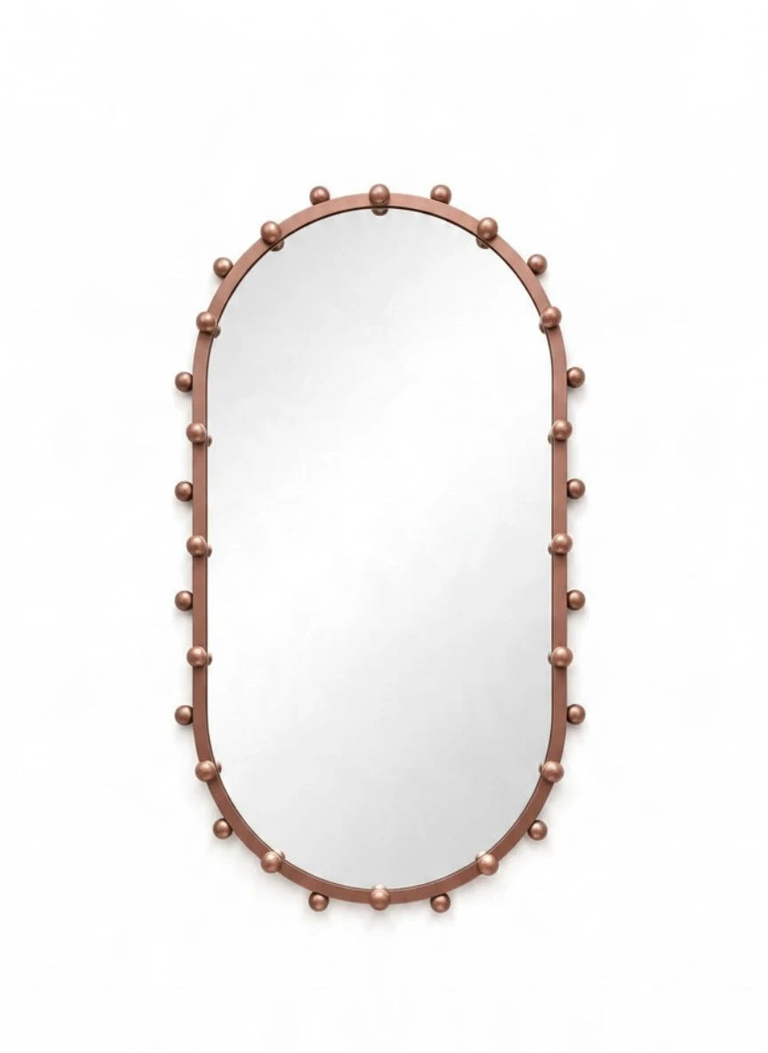 Copper balls capsule mirror