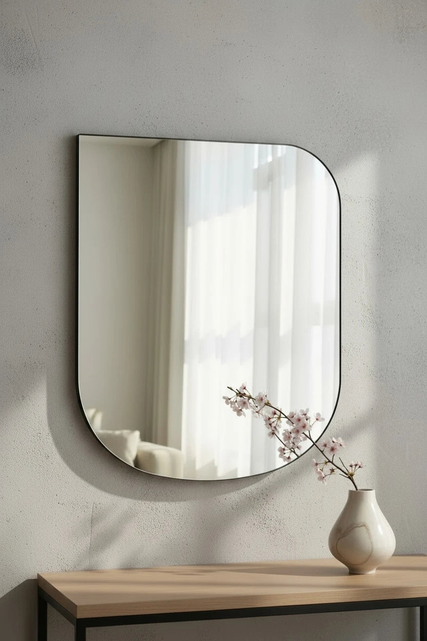 Asymmetrical Modern Wall Mirror