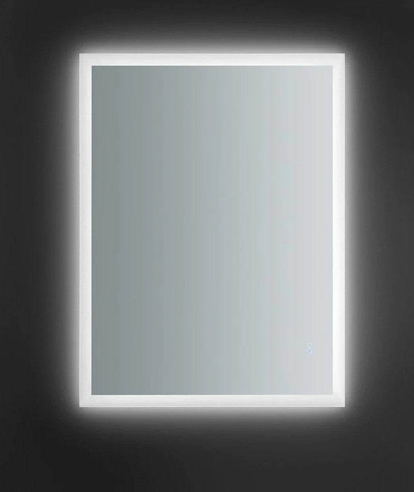 White Backlit LED Mirror - Mirrorwalla