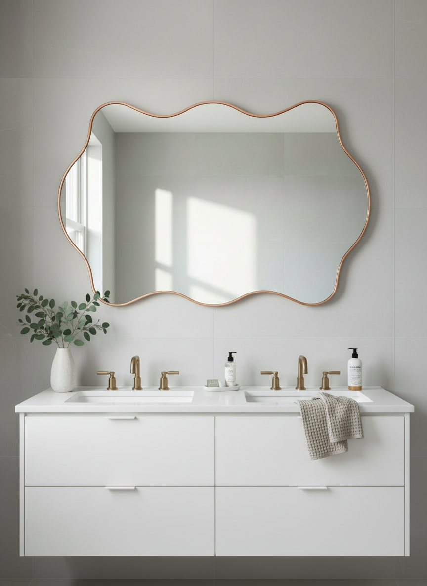 Weaving rim backlit Mirror