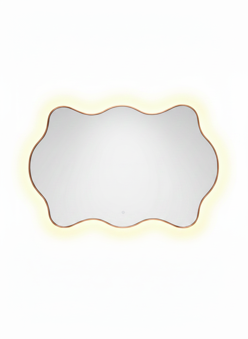 Weaving rim backlit Mirror
