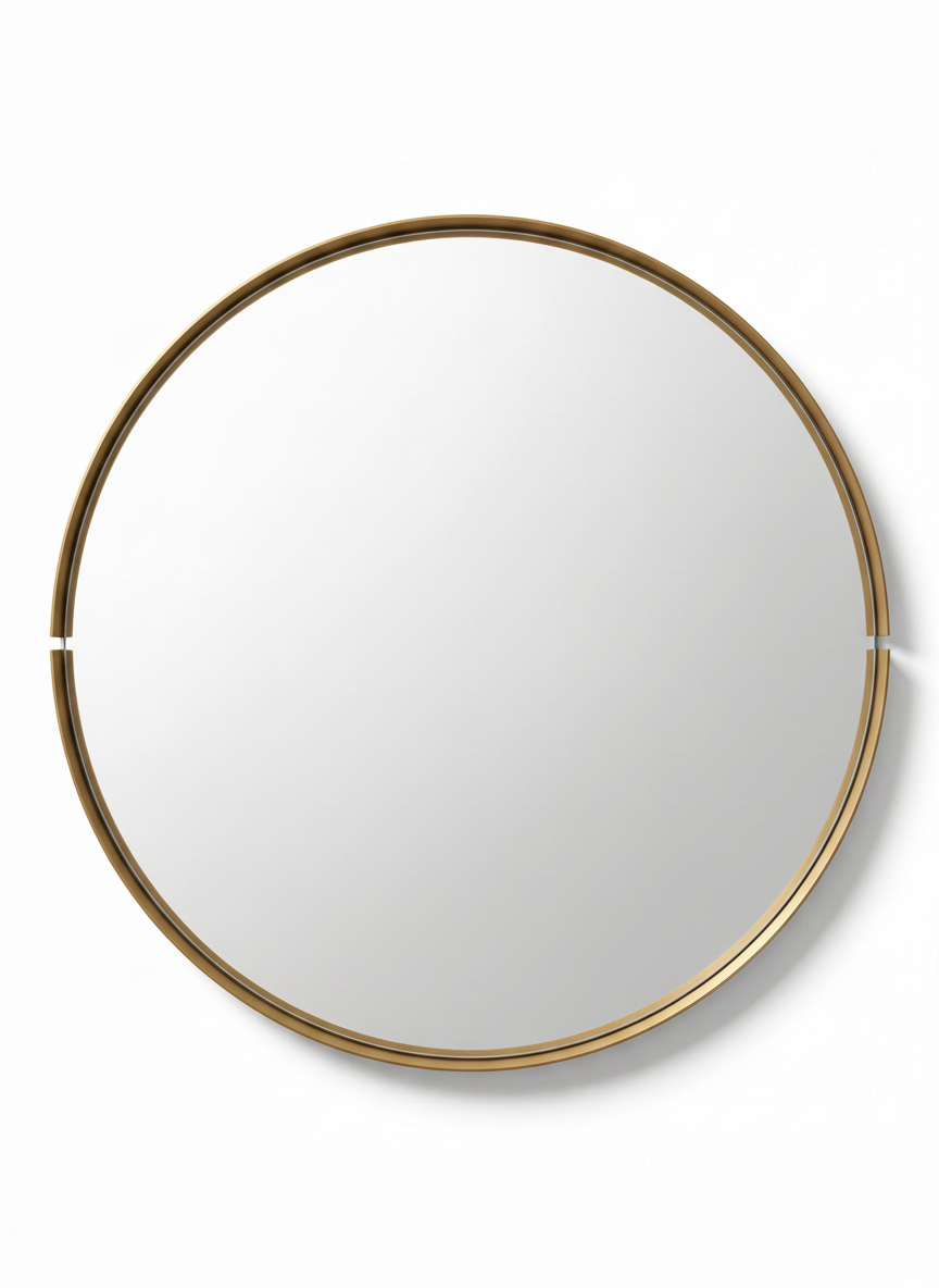 Double cut round DC mirror