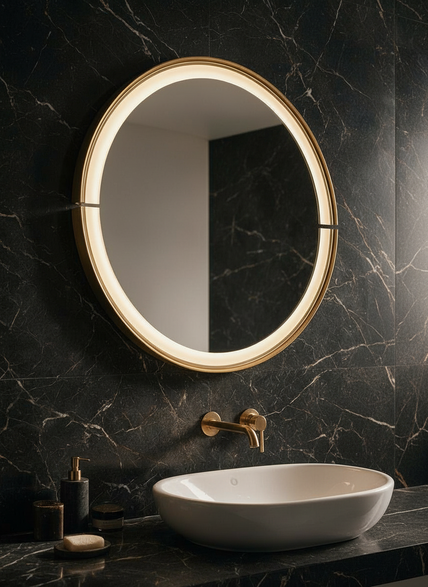 double cut GM led mirror