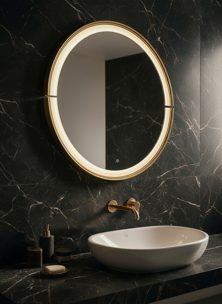 double cut GM led mirror