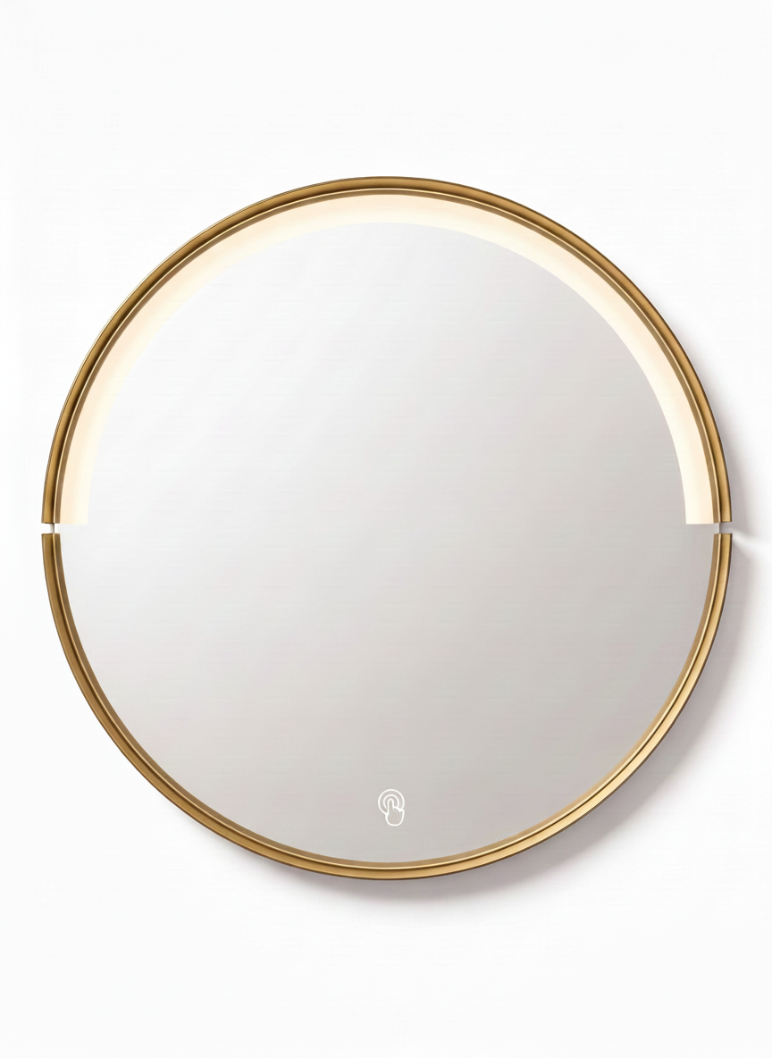 C-curve led mirror
