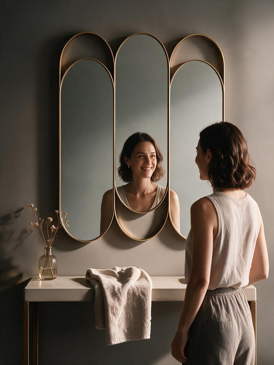Tricaps X3 decorative mirror