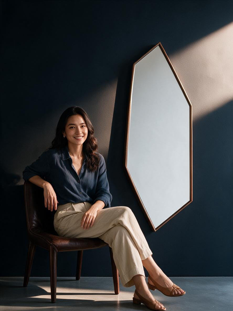 Dekma gold long mirror