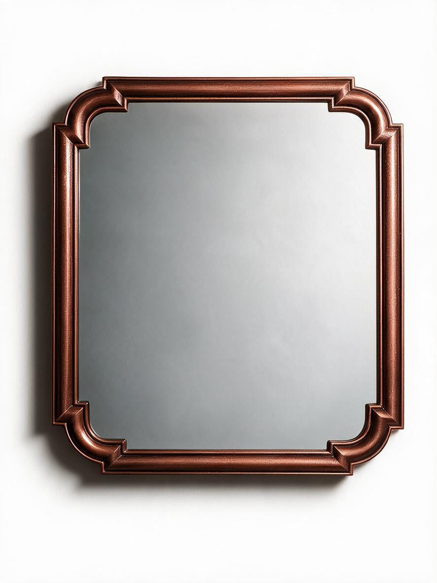 Copper exlog Decoative Mirror