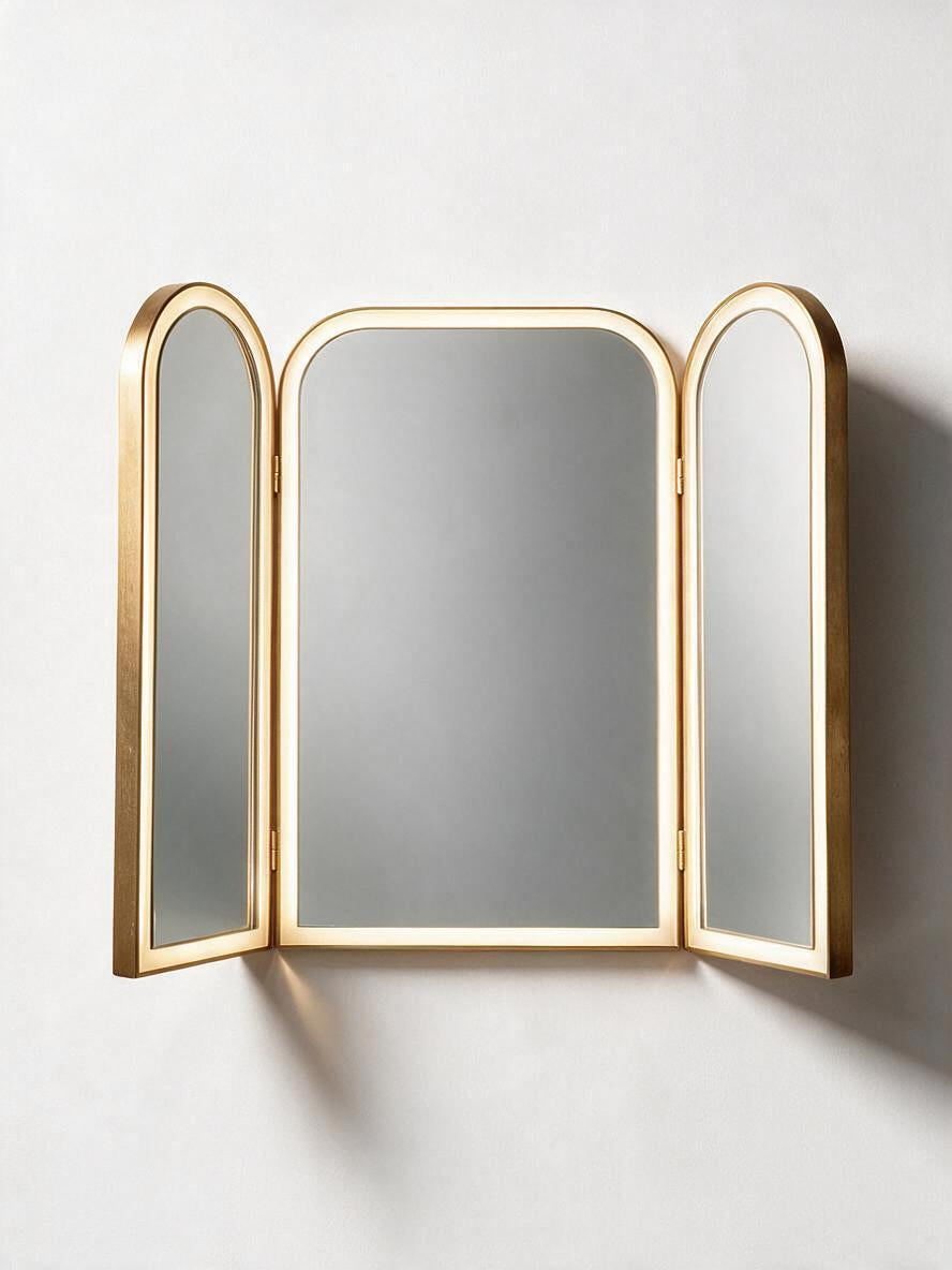 Tri-Fold V3 Frontlit LED Mirror