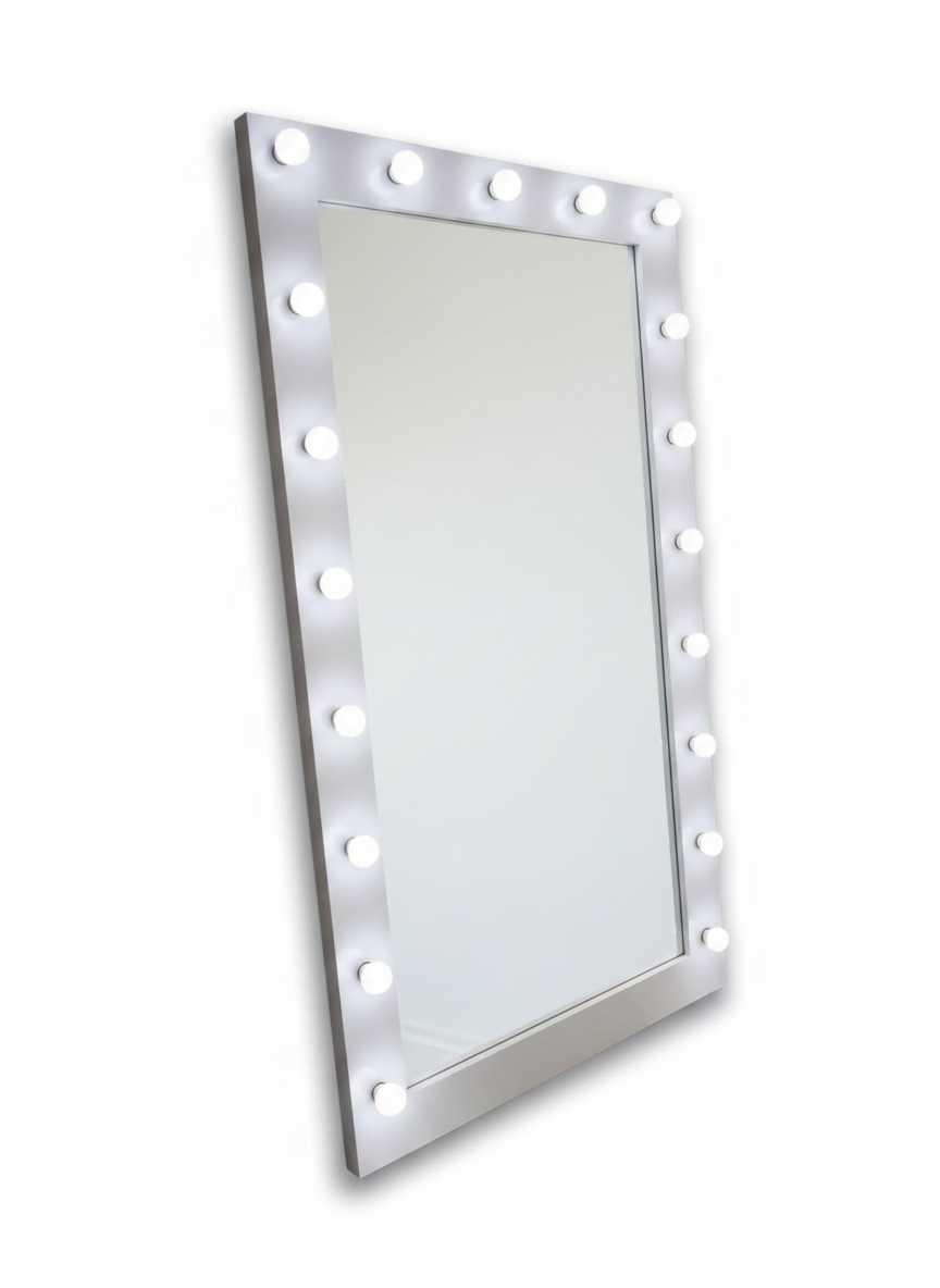 F1-size hollywood makeup mirror