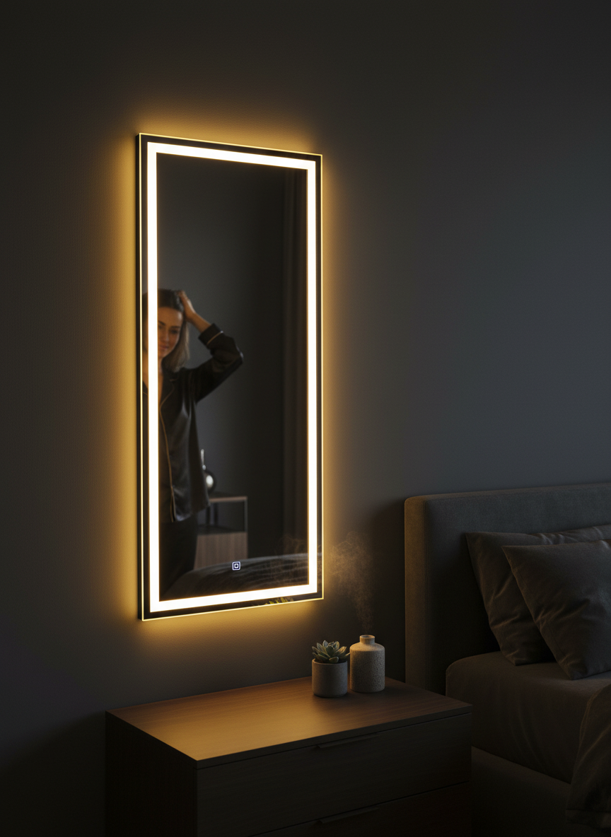Illuminated D8 LED Dresser Mirror