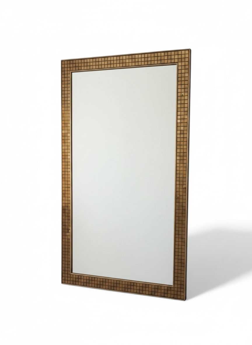 Gold Mosaic Dresser Mirror
