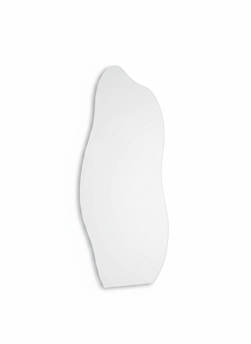 Glass Stone Leaf Dresser Mirror