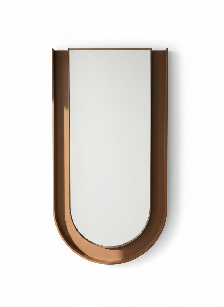Brown Yuri led backlit mirror