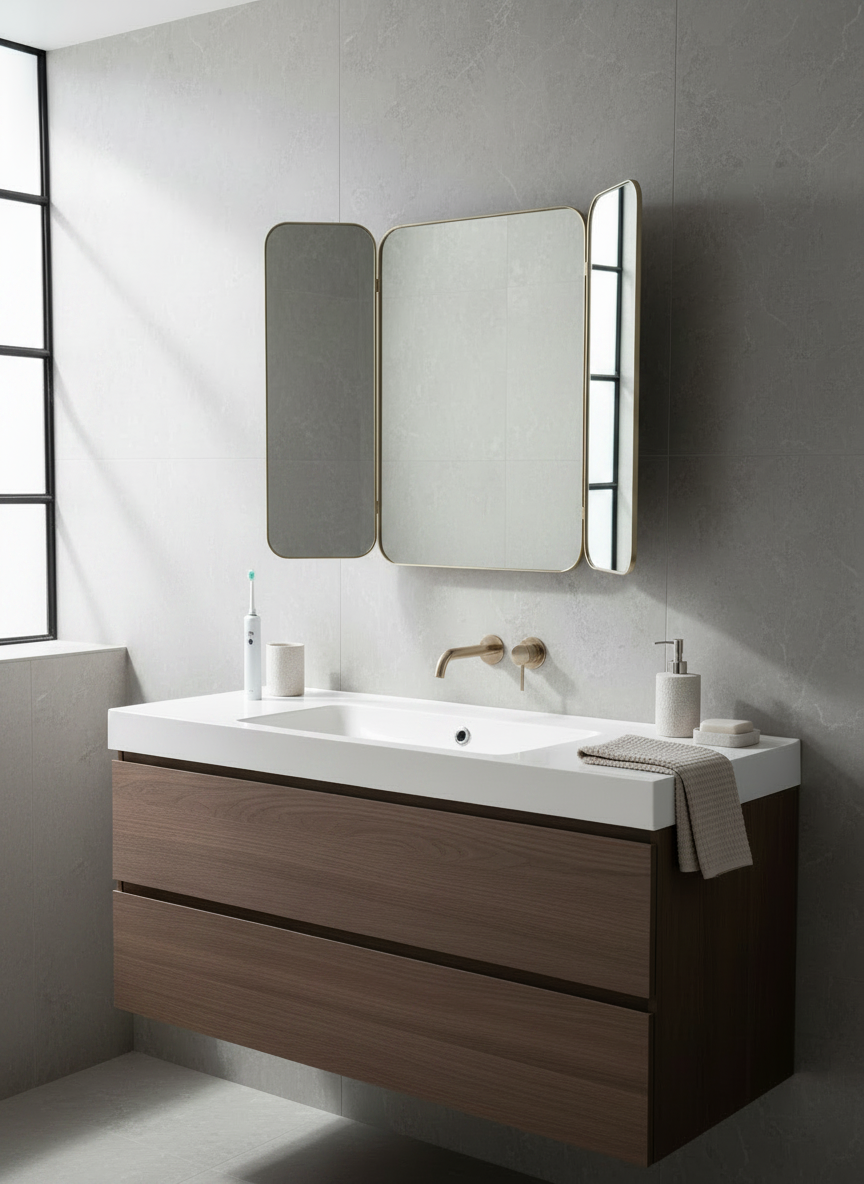 Twings movable wall mirror