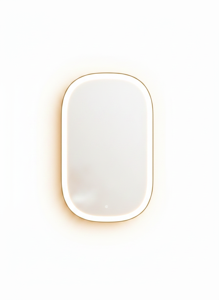 X07 Black PVD bathroom LED Mirror
