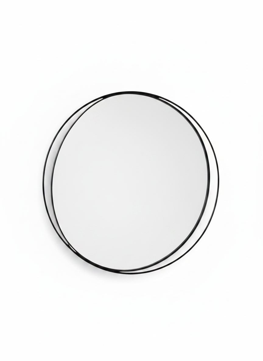 Black Metal Ring Dc Mirror