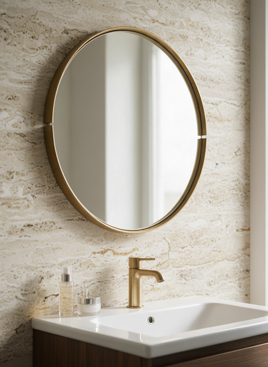 Double cut round DC mirror