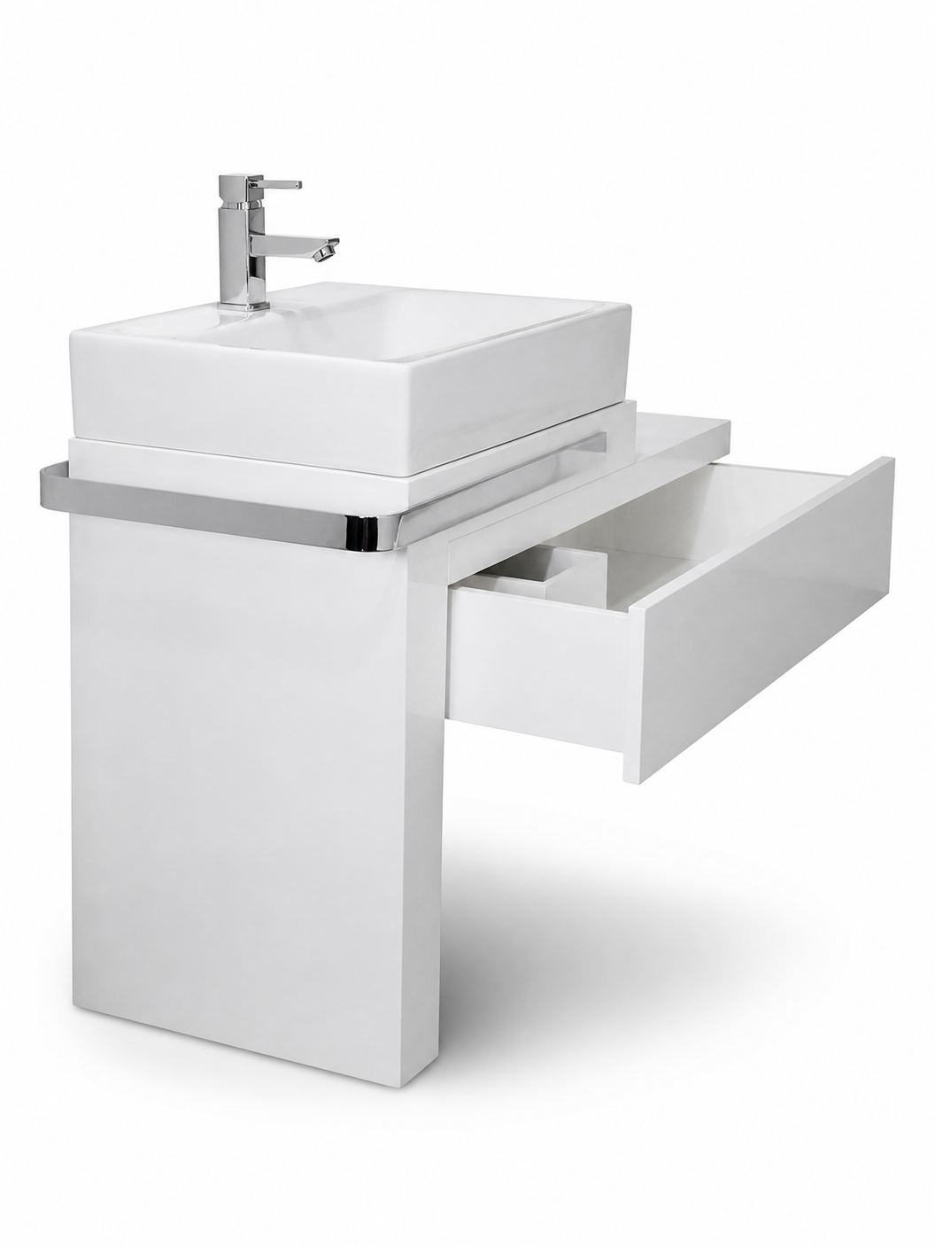 White Bemma Bathroom Vanity