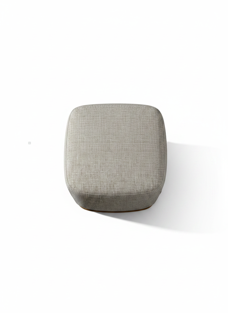 Moderno Upholstered Ottoman Pouf
