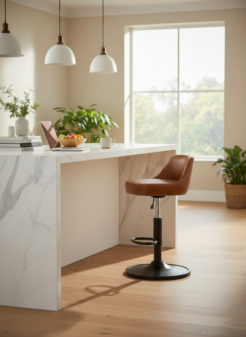 Emee Premium Adjustable Swivel Bar Stool