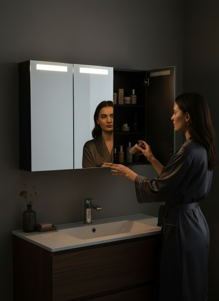 LED A3 Storage Mirror