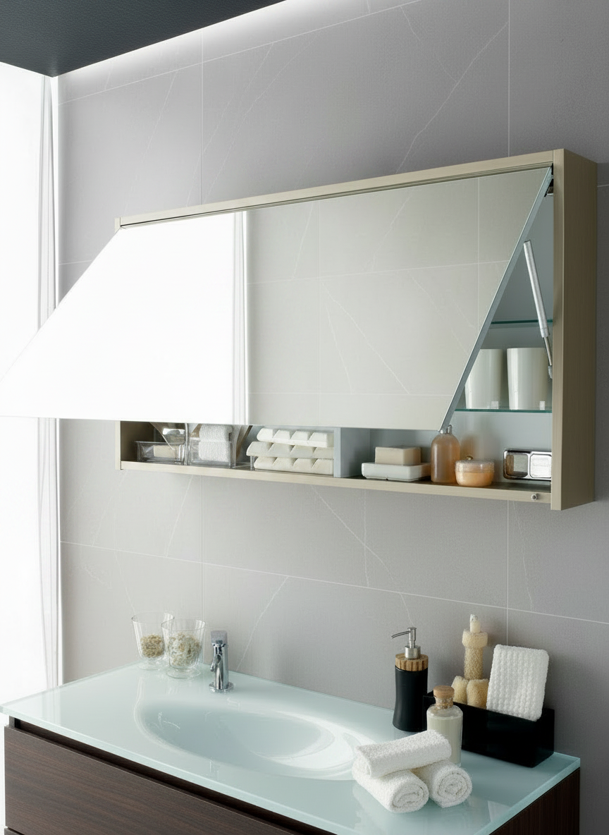 Fine Box Storage Mirror