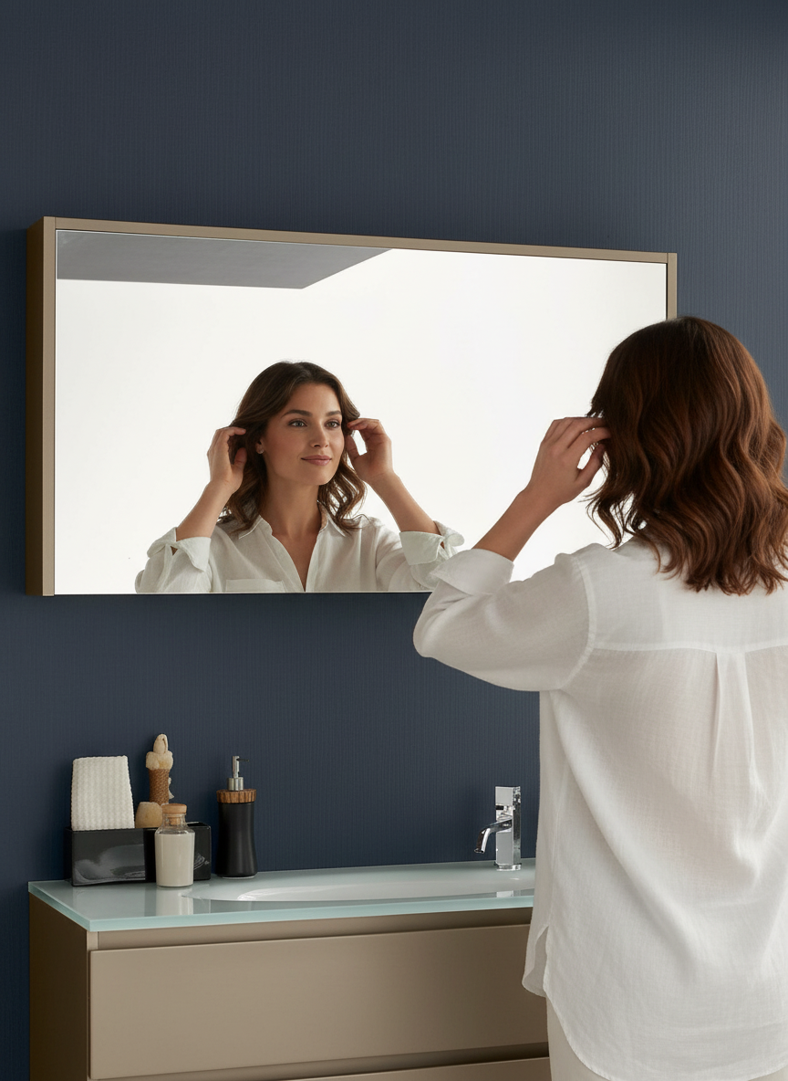 Fine Box Storage Mirror