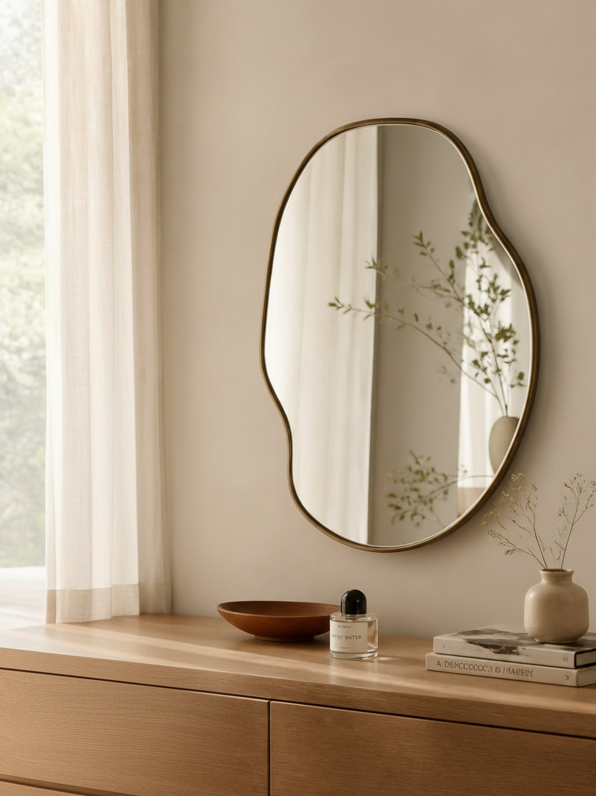 Antique gold Orgi Mirror