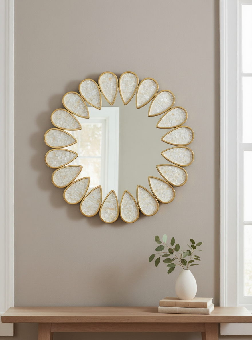 MOP Leafs Decorative Mirror
