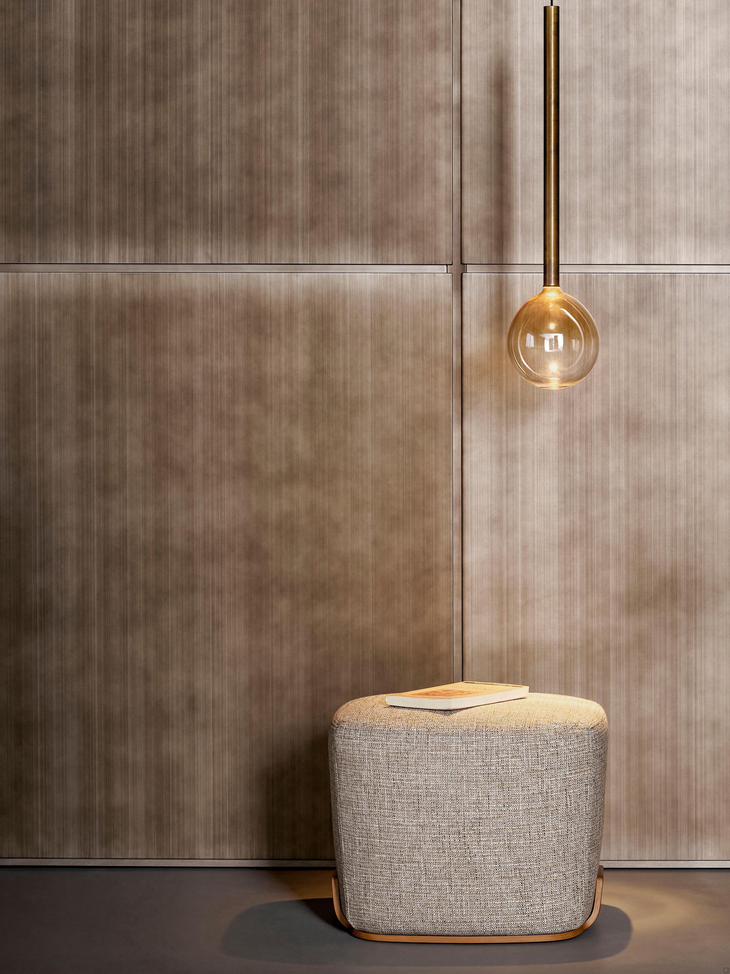 Moderno Upholstered Ottoman Pouf