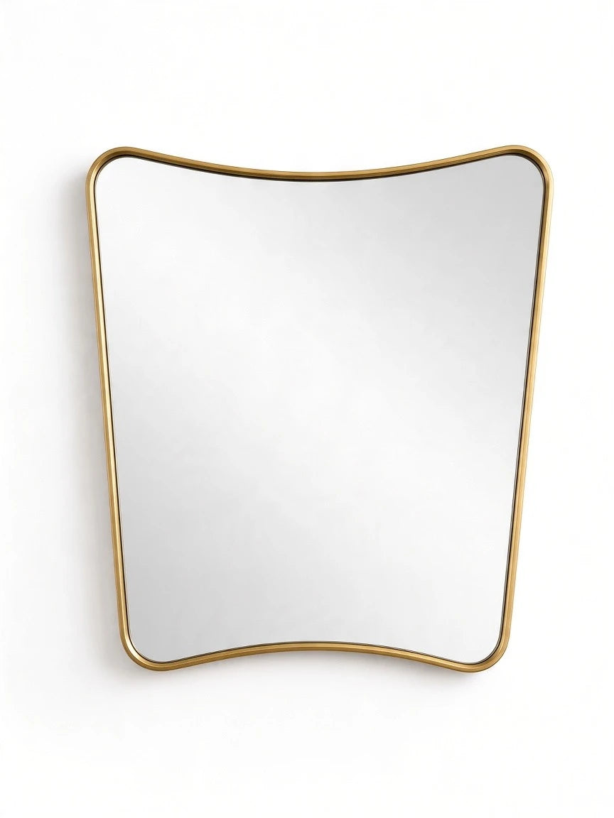 curvy gold EDC Mirror