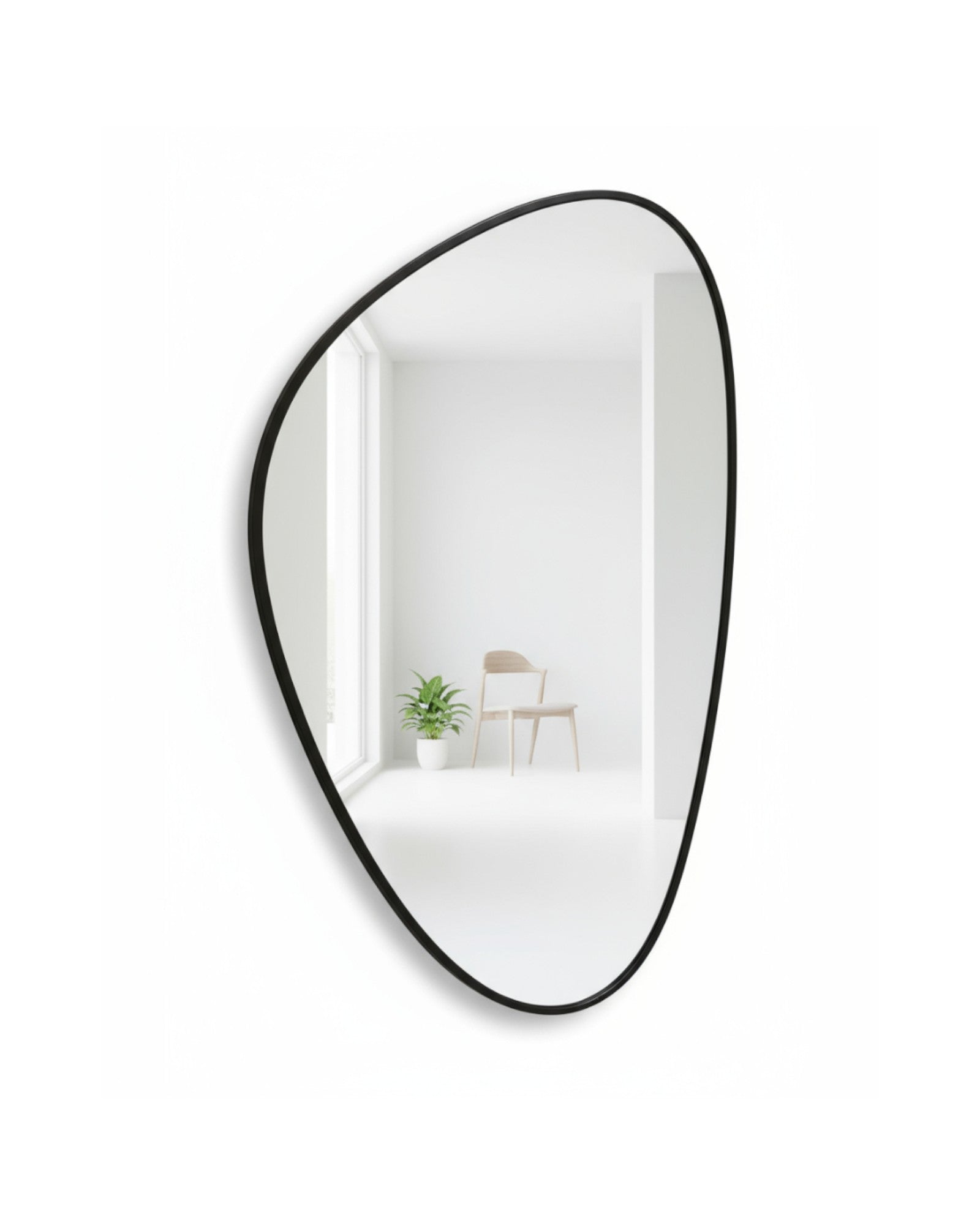 Organic Shaped Black ADC Mirror